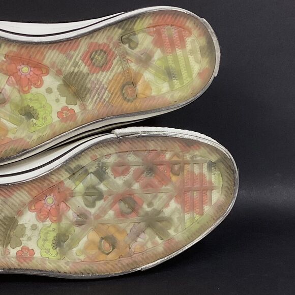 Converse CTAS-Women's 6-Girls Unite- Off-White -Colored Word Graphic-Hi- 567999C - Picture 9 of 11